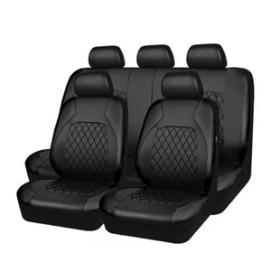 9 Pieces Car Cover PU Leather Universal Protector Full Set for Car SUV Vehicle - Picture 1 of 7