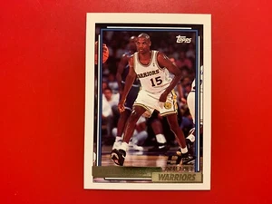 Tarjeta de novato dorada de los Latrell Sprewell Warriors 1992-93 de la NBA Topps #393 - Imagen 1 de 2