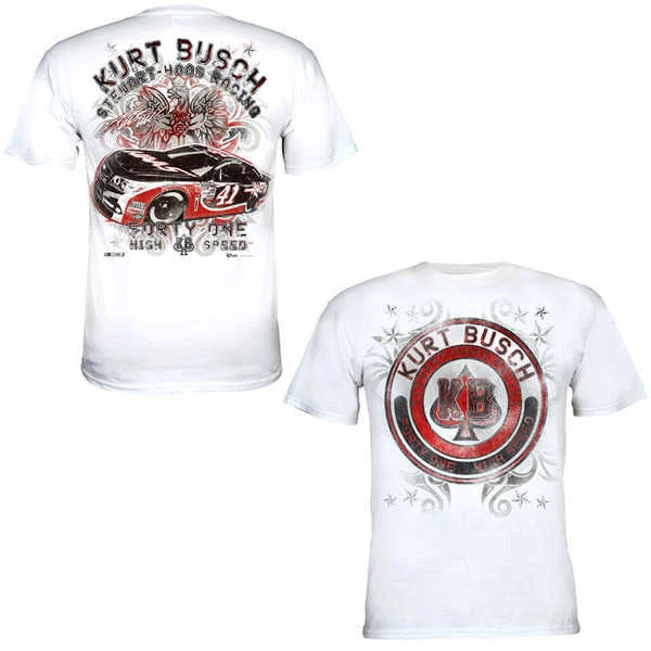 Camiseta Kurt Busch 2014 Chase Authentics #41 Haas Automation Draft ¡ENVÍO GRATUITO! Foto 1 de 1
