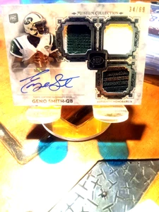 2013 Topps Museum Collection - Signature Swatches Geno Smith #SSTRA-GS Triple... - Picture 1 of 2