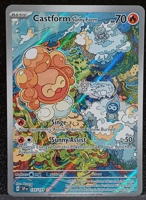2024 POKEMON CASTFORM SUNNY FORM Full Art Holo - Image 1 of 3