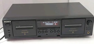 Sony TC-WE475 Dual Cassette Tape Deck Player Recorder Dolby HX Pro Works Perfect - Picture 1 of 10