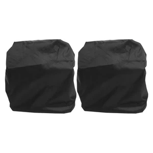 2pcs Electric Bike Basket Rain Cover Heavy Duty Canvas Protector For Front - Picture 1 of 12