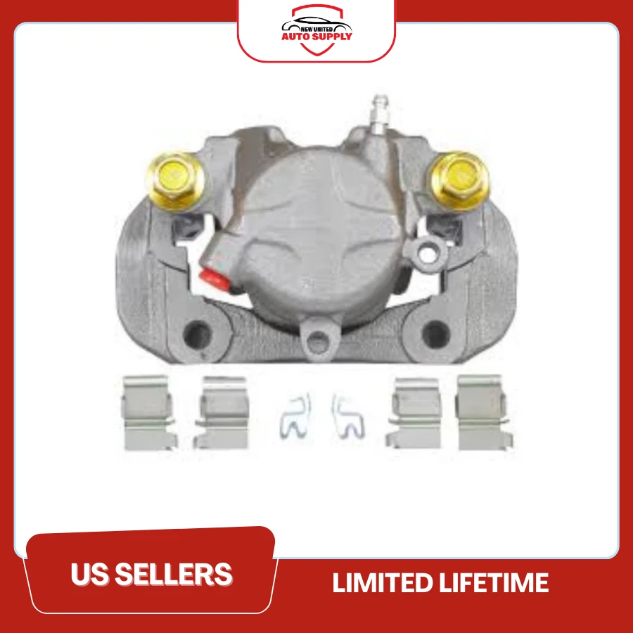 Pinza de freno de disco delantera izquierda con soporte para camioneta Toyota 1984-1995 tracción trasera Foto 1 de 2