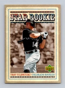 Troy Tulowitzki 2007 Upper Deck Star Rookie #SR48 NM or Better - Picture 1 of 2