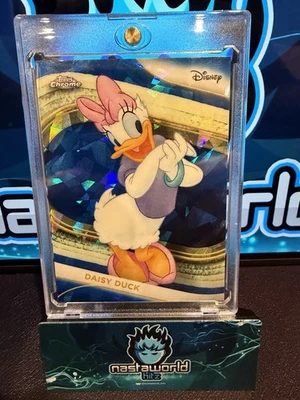 2025 Topps Chrome Disney Sapphire Daisy Duck Blue Sapphire Card - Image 1 of 2