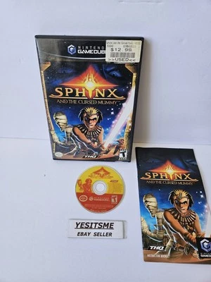Nintendo Gamecube Sphinx and the Cursed Mummy, 2003, w/manual Tested and Working - Image 1 of 4