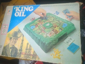 König Ölspiel 1974 von Milton Bradley vollständig! Box zeigt Gebrauchsspuren - Bild 1 von 8