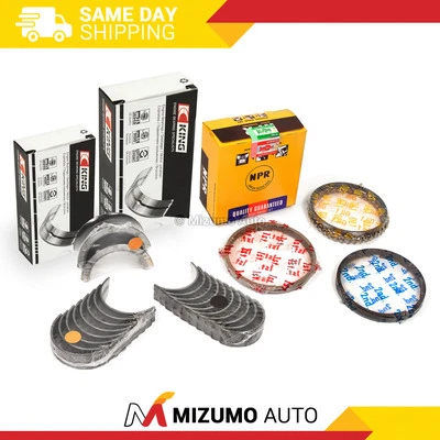 Anillos de pistón rodamientos de varilla principal aptos para 93-14 Ford E150 F150 Lincoln Mercury 4,6 L Foto 1 de 4