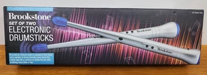 Brookstone - Set of Two Electronic Drumsticks - Built in Speakers - Instruments - Picture 1 of 6