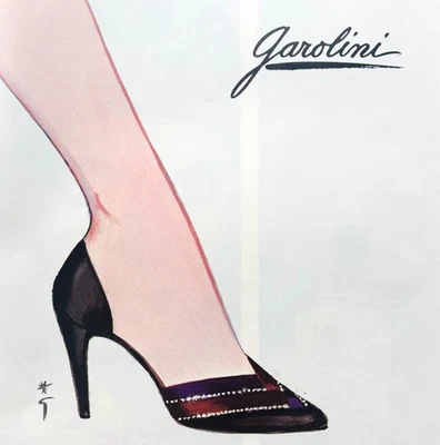 1985 Garolini Shoes Advertisement Vintage Fashion Luxury High Heels DWX10C - Image 1 of 2