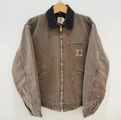 Hecho en EE. UU. Carhartt Detroit Chaqueta J43 CHT M tamaño Vintage Japón - Imagen 1 de 4