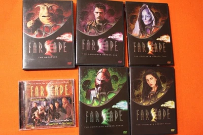 Farscape: полный серии (DVD) сезон 1 2 3 4 архивы и музыкальный компакт-диск новый запечатанный - Изображение 1 из 2