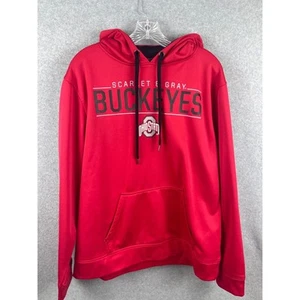 Scarlet & Gray Ohio State Buckeyes Hoodie Herren L rot Pullover College Football - Bild 1 von 9