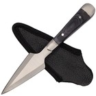 DAGGER Mini Silver 2.25in Blade Full Tang Tactical Bosom Boot Knife Fixed-Blade