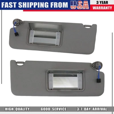 Par de parasol izquierdo y derecho con luz para Honda Pilot 2009-2015 83280SZAA01ZA Foto 1 de 4