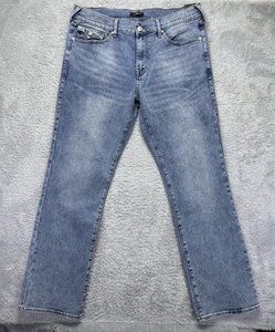 True Religion Herren Billy Relaxed Bootcut SN Flap Denim Blau Jeans 36x33,5 NEU - Bild 1 von 13