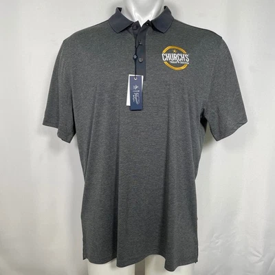 Camisa Polo Original Penguin Church's Texas Gris Pollo Empleado Para Hombre GRANDE NUEVA CON ETIQUETAS Foto 1 de 4