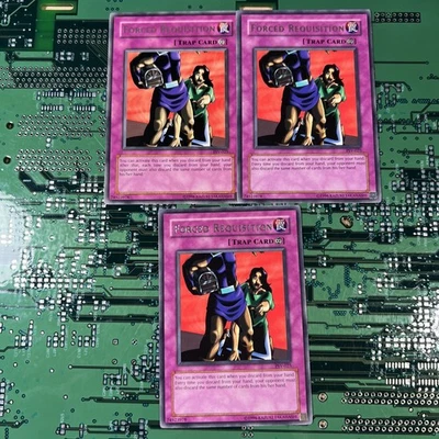 Forced Requisition - PSV-025 Pharaoh's Servant Rare Yugioh Card 3 - Image 1 of 4