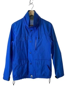 BAPE Gore-Tex Nylon Jacket Blue Size M Lightweight Breathable #EH AIA - Picture 1 of 9