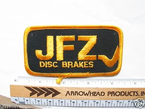 JFZ Disc Brakes Advertizing Patch - Picture 1 of 1