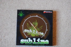 RELOJ DE PARED SUBLIME POT HOJA PLÁSTICO NUEVO OFICIAL BRADLEY NOWELL 40 OZ A LA LIBERTAD - Imagen 1 de 2