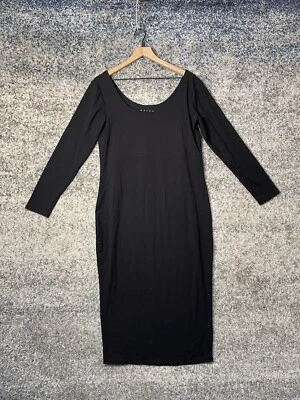 Hatch Black Maternity Long sleeve Bodycon Dress Size Large - Image 1 of 4