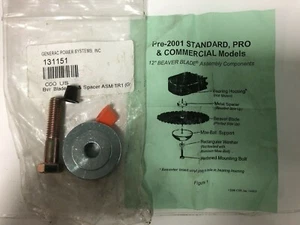 Generac Bvr Blade Bolt & Spacer Asm Tr1 Green 131151 - OEM Genuine  - Picture 1 of 5