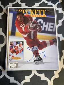Steve Yzerman 1996 Beckett Magazine Signed Auto JSA COA - Picture 1 of 2