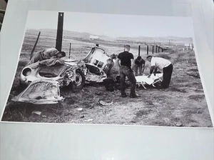 12x18” Print James Dean Death Little Bastard Crash 1955 - Picture 1 of 2