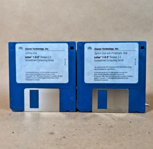 Juego de disquetes vintage Lotus 123 DOS Release 2.2 - Imagen 1 de 5