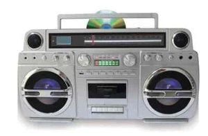 Cassette MONSTER Boom Box Ghetto Blaster Retro Estilo Años 80 CD AM FM Bluetooth - Imagen 1 de 1