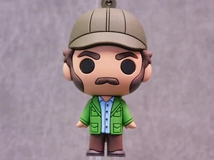 JAWS NEW * Sam Quint Clip * Blind Bag Key Chain 50th Anniversary Monogram - Picture 1 of 7