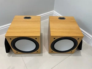 Monitor Audio Silver W12 Subwoofer Natural Oak - Picture 1 of 6