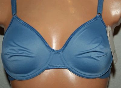 BEEDEES  Bügel - BH * Bra * mittelblau MICROFUN W leicht  geschmeidig  70 B - Bild 1 von 4