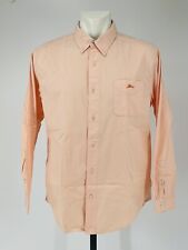Tommy Bahama Relax Dress Shirt Mens Salmon Pink Button Down Large Mint Condition