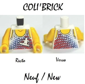 Lego 973pb0997c01 - 1x Torse Corps Minifig Torso Body Surfer Pattern 76382 Neuf - Imagen 1 de 1