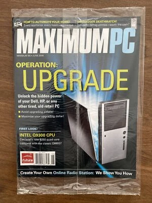 New Factory Sealed Maximum PC Magazine June 2008 Vol. 13 No. 6 R4 - Image 1 of 4