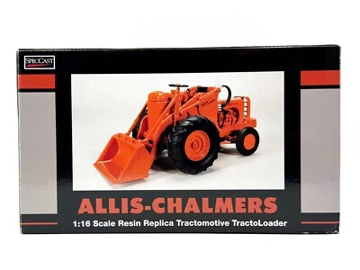 1/16 Allis-Chalmers Tractomotive TractoLoader Orange Spectacular Show - Image 1 of 4