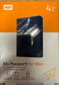 WD My Passport 4TB for MAC External Hard Drive Brand New Boxed WXD1EC86TA - Picture 1 of 2