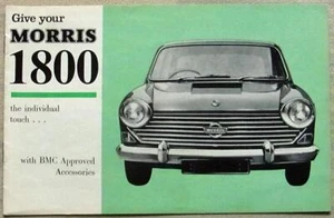 MORRIS 1800 BMC ACCESSORIES Car Sales Brochure Nov 1966 #AKD 2280 - Picture 1 of 4