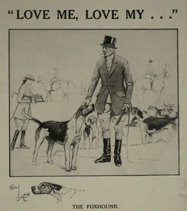 Cecil Aldin Foxhound Abdulla Cigarettes 1927 Page Ad Advertisement - Imagen 1 de 2
