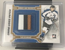 2014 Sam Reinhart Heroes and Prospects Game Used Patch In The Game M-09