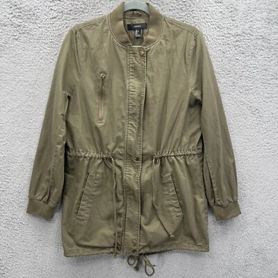 Chaqueta Indie Sleaze 2000s Anorak Ligera Utilidad Cordón Verde Oliva L Foto 1 de 4