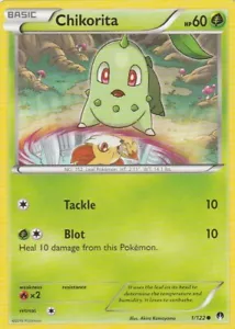Chikorita 1/122 X&Y Breakpoint Pokemon TCG Card - Picture 1 of 2