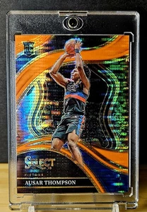 2023 Ausar Thompson Select Courtside Neon Orange Pulsar Prizm FOTL /15 Rookie RC - Picture 1 of 7