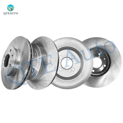 Set of 4 Front 256mm-Rear 262mm Brake Disc Rotors For 2012-2017 Hyundai Accent - Image 1 of 4