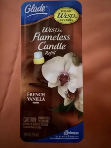 Glade Wisp flammenlose Kerze Nachfüller - FRANZÖSISCHE VANILLE - Bild 1 von 2