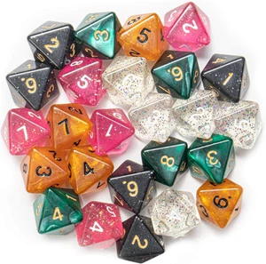 Bulk Random Polyhedral Dice D8 (100 Pack) – 8-Sided Dice for DND RPG TTRPG Games - Picture 1 of 4
