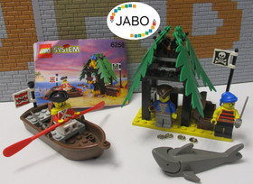 (B13/12) Lego Pirates 6258 Smuggler's Shanty Pirates Hideout with BA